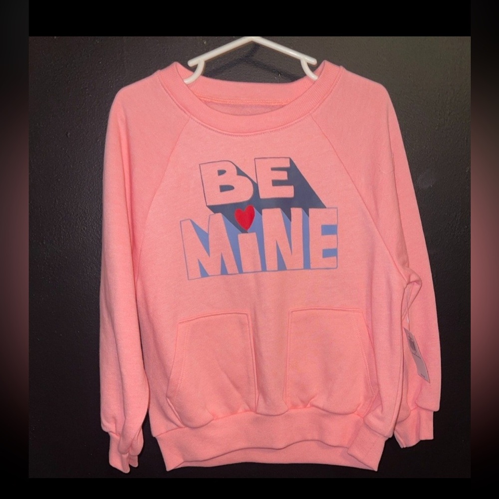 Pink 'Be Mine' crewneck